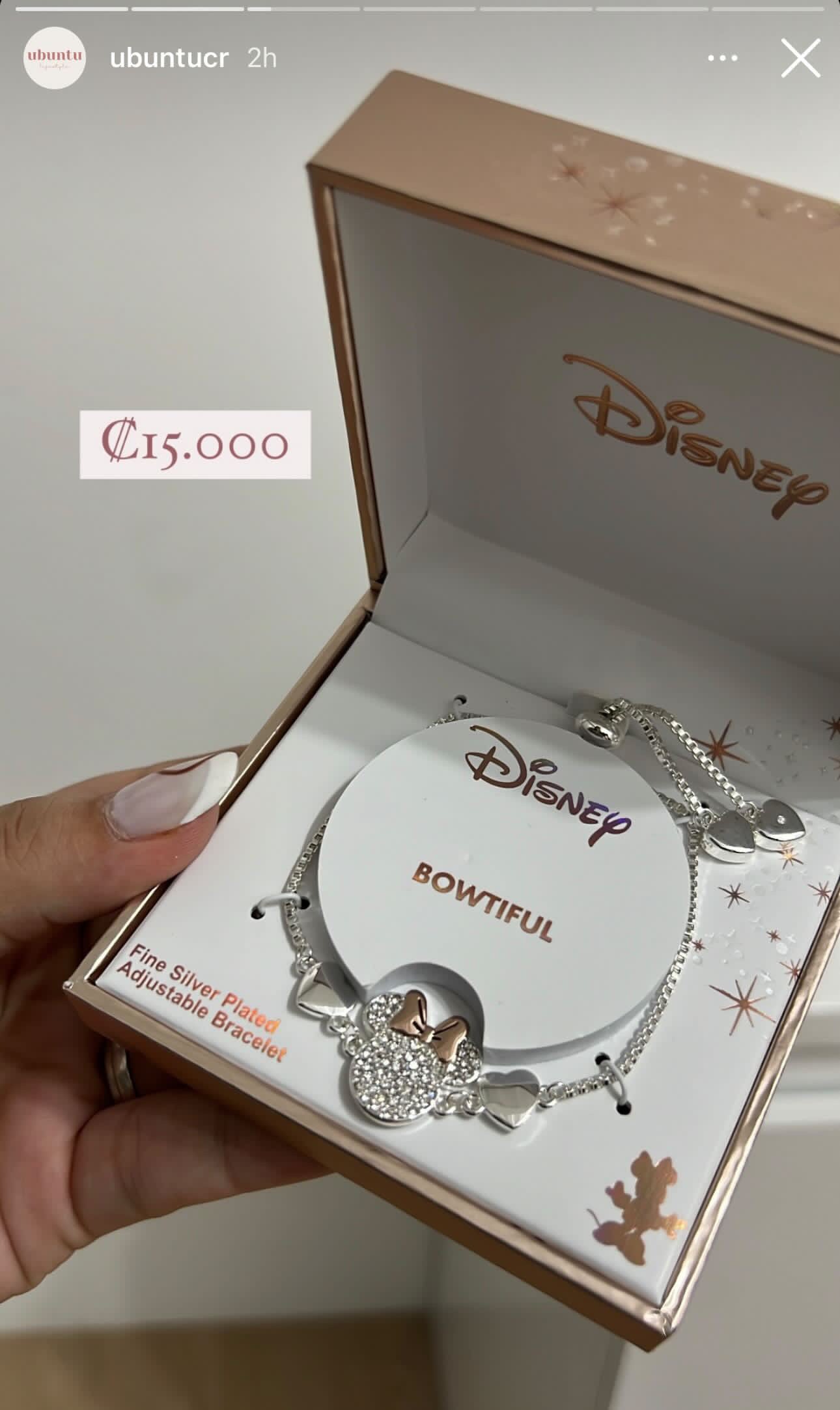 Pulsera Plateada “Bowtiful”