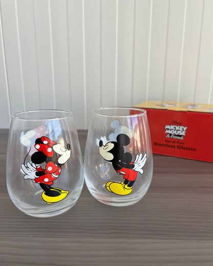 Set de Vasos Vineros Minnie y Mickey (Disney)