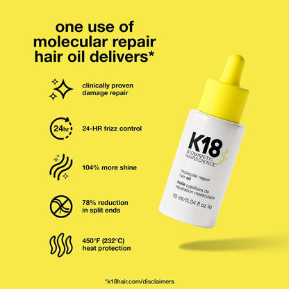 K18 Molecular Repair Hair Oil (Travel-Size)