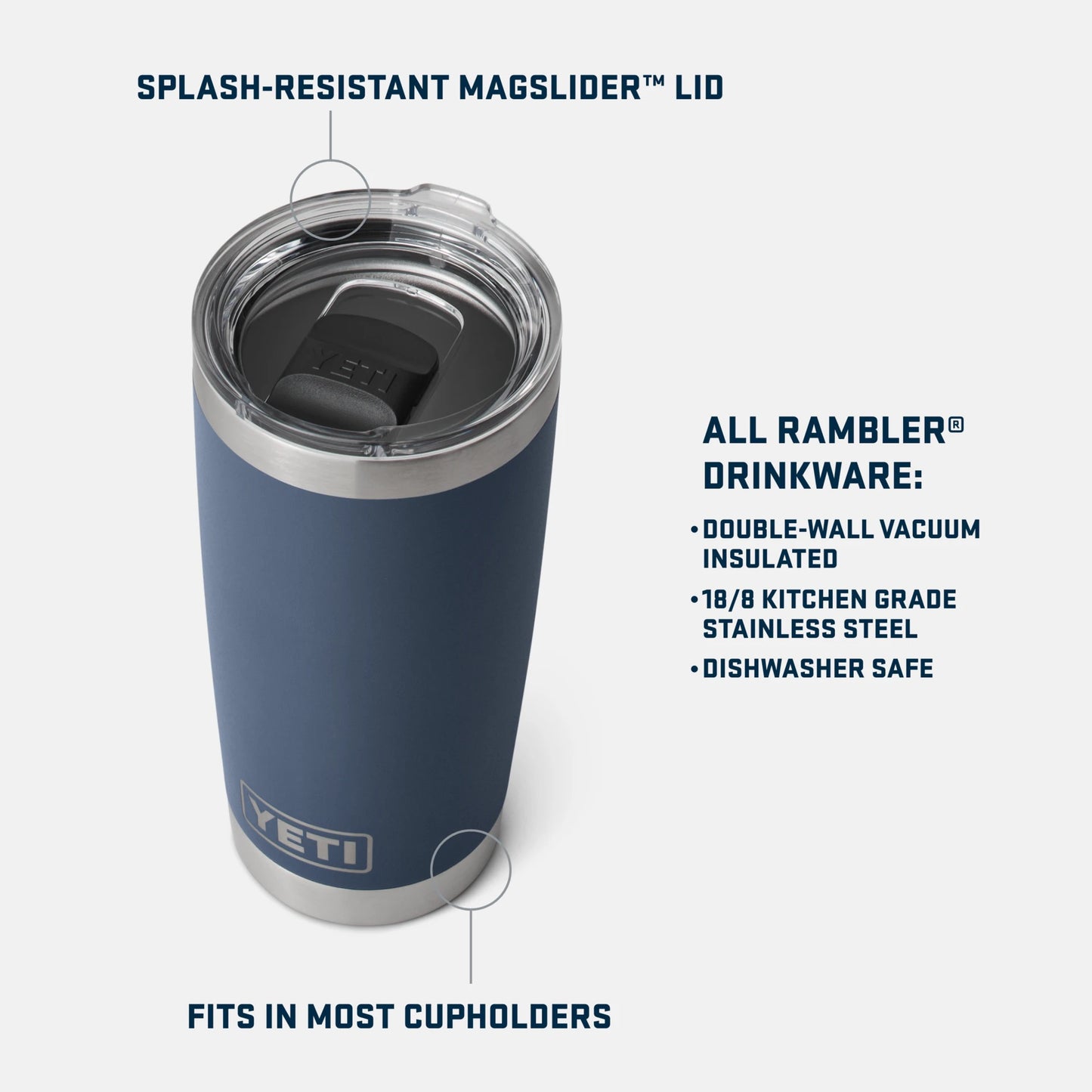 Rambler 20 oz / Tumbler (Agave Teal)